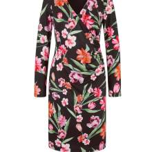 Damen Kleid Jerseykleid Minikleid Freizeitkleid langarm Stretch bunt schwarz Damen Kleid Jerseykleid Minikleid Freizeitkleid langarm Stretch bunt schwarz