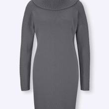 Damen Strickkleid, grau-meliert Damen Strickkleid, grau-meliert