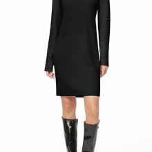 Damen Strickkleid mit Rollkragen   Rick Cardona Damen Strickkleid mit Rollkragen   Rick Cardona