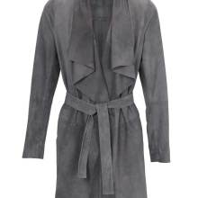 Damen Mantel Trenchcoat anthrazit  Kurzmantel  Herbst Winter Übergang Damen Mantel Trenchcoat anthrazit  Kurzmantel  Herbst Winter Übergang