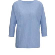 Damen Pullover Strickpullover Pulli Herbst Winter warm blau  Création L Damen Pullover Strickpullover Pulli Herbst Winter warm blau  Création L