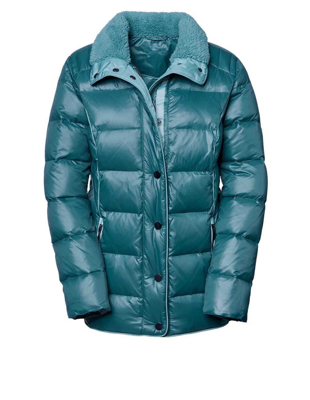 Steppjacke Herbst Daunenjacke petrol von Création L Premium Grösse 44 Steppjacke Herbst Daunenjacke petrol von Création L Premium Grösse 44