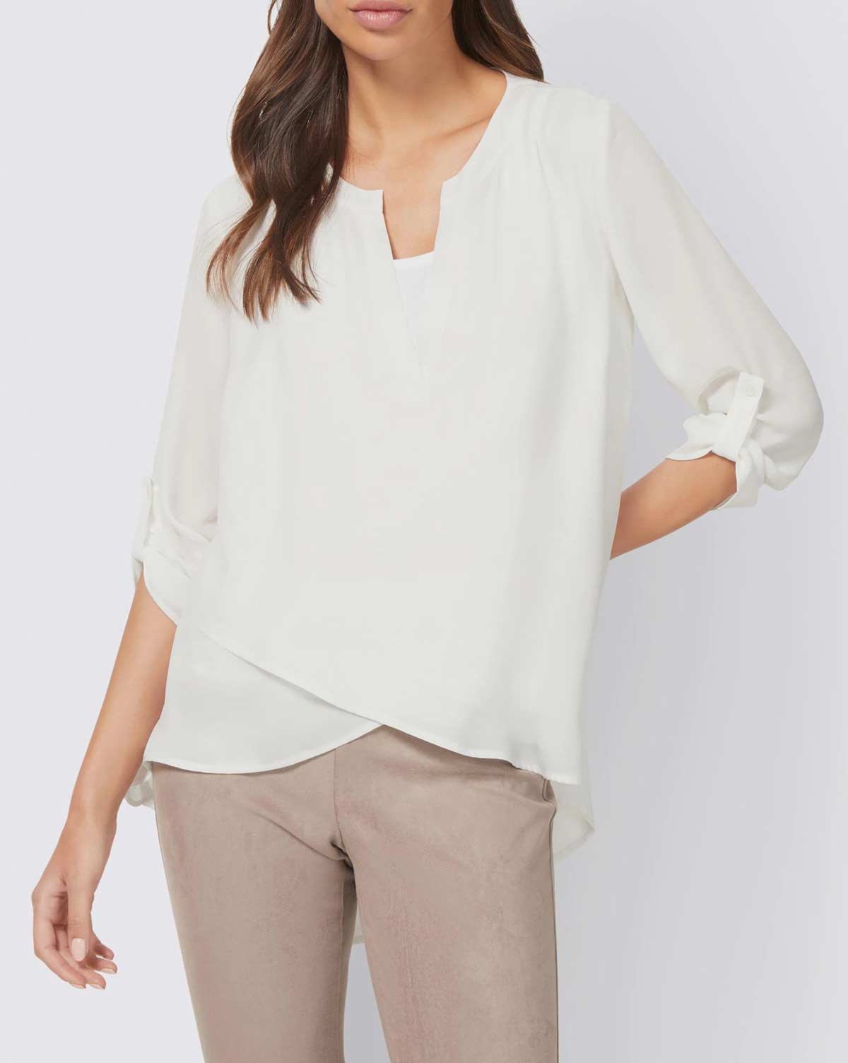 Damen Bluse Longbluse, weiß von Rick Cardona Damen Bluse Longbluse, weiß von Rick Cardona