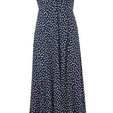 Sommerkleid Strandkleid 40 lang Damen Druckkleid ärmellos marine weiß von Heine Sommerkleid Strandkleid 40 lang Damen Druckkleid ärmellos marine weiß von Heine