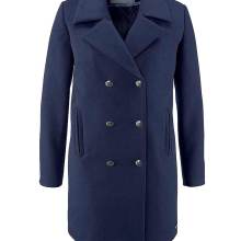 Tom Tailor Polo Damen Mantel kurz Winter  Kurzmantel marine blau Doppelreiher Tom Tailor Polo Damen Mantel kurz Winter  Kurzmantel marine blau Doppelreiher
