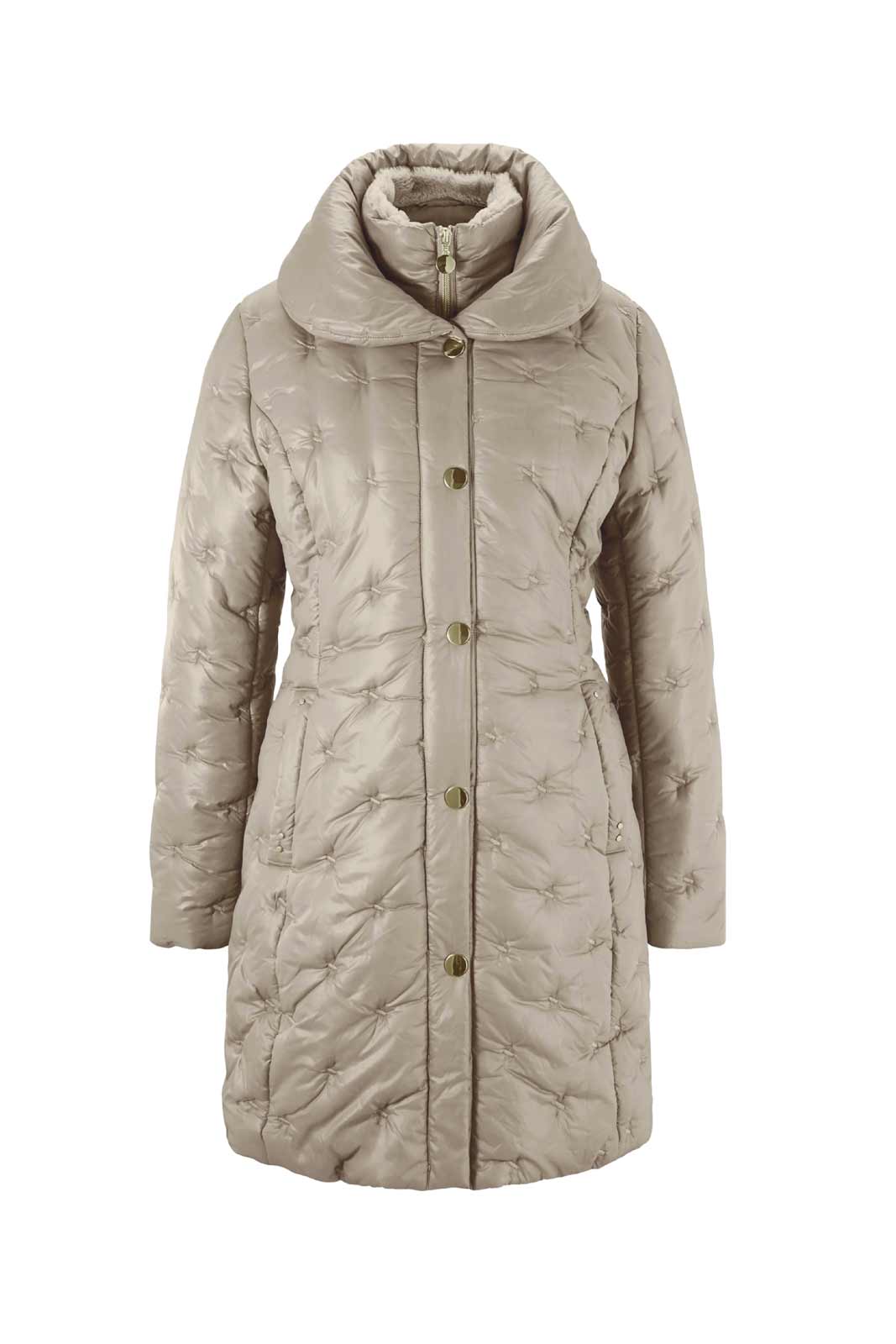 Damen Funktions-Steppmantel, sesam Damen Funktions-Steppmantel, sesam