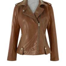 Bikerjacke Leder Lederblazer cognac  Jacke echtes Leder Bikerjacke Leder Lederblazer cognac  Jacke echtes Leder