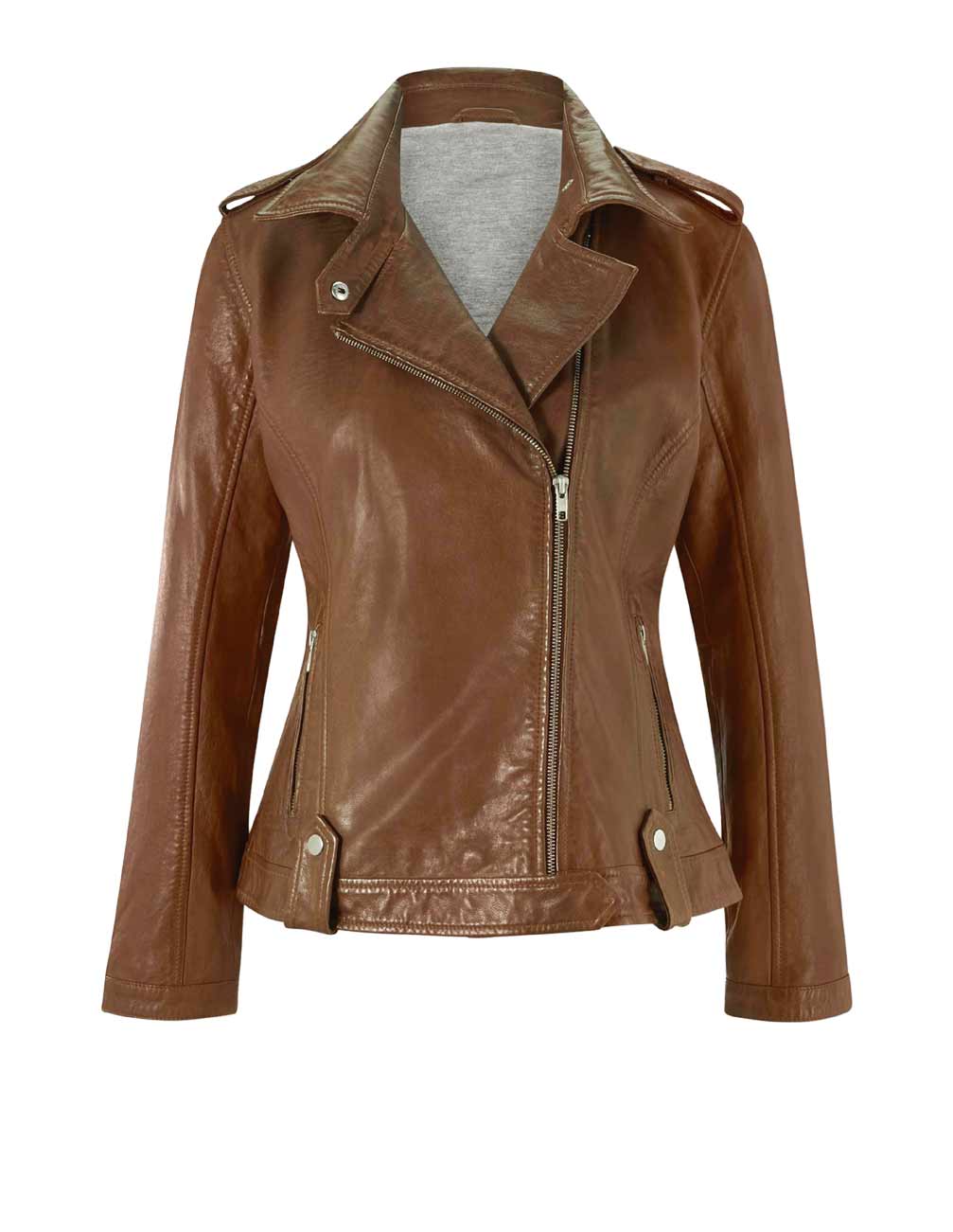 Bikerjacke Leder Lederblazer cognac  Jacke echtes Leder Bikerjacke Leder Lederblazer cognac  Jacke echtes Leder