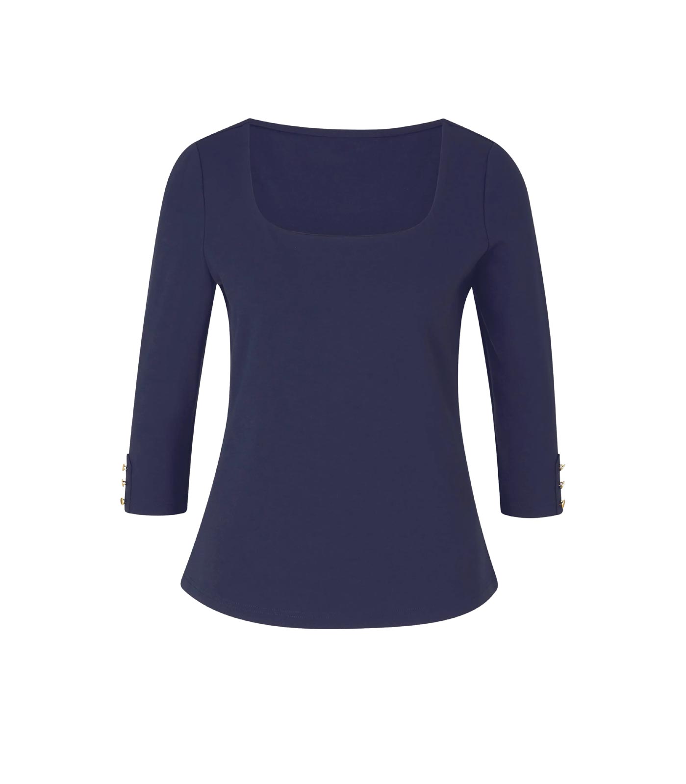 Damen Shirt Oberteil Jerseyshirt blau Freizeit T-Shirt Stretchmarine Damen Shirt Oberteil Jerseyshirt blau Freizeit T-Shirt Stretchmarine