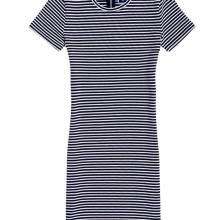 Superdry Damen Kleid Streifenkleid Evie, navy-weiß Superdry Damen Kleid Streifenkleid Evie, navy-weiß