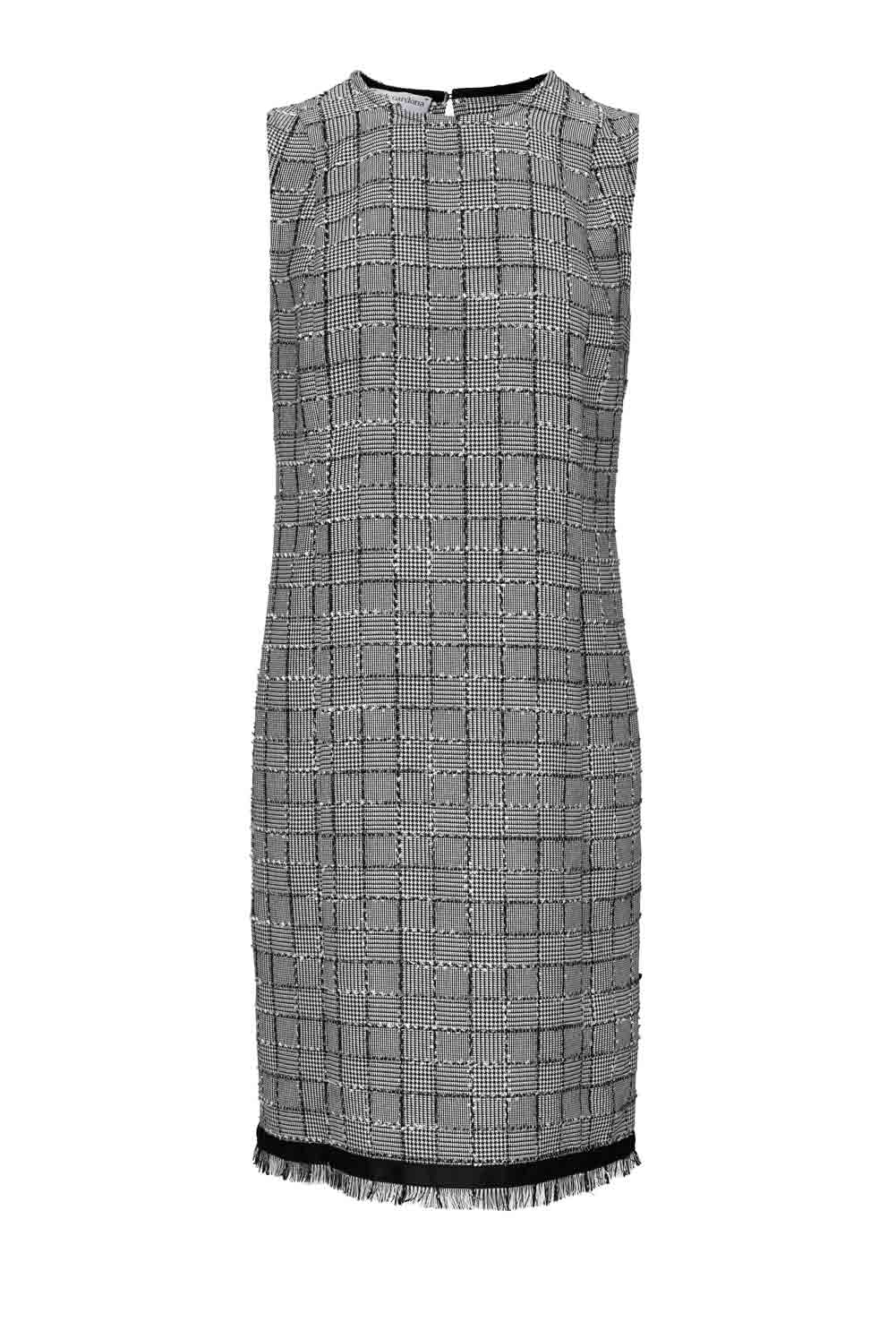 Damen Kleid Etuikleid Cocktailkleid schwarz-weiß Business Kleid Damen Kleid Etuikleid Cocktailkleid schwarz-weiß Business Kleid