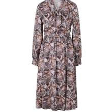 Designer-Druckkleid, graphit-taubenblau Designer-Druckkleid, graphit-taubenblau