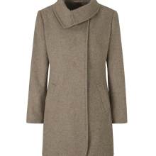 Damen Wollmantel, taupe-champagner Damen Wollmantel, taupe-champagner