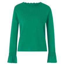 Damen Pullover Merino-Kaschmir, grün Damen Pullover Merino-Kaschmir, grün