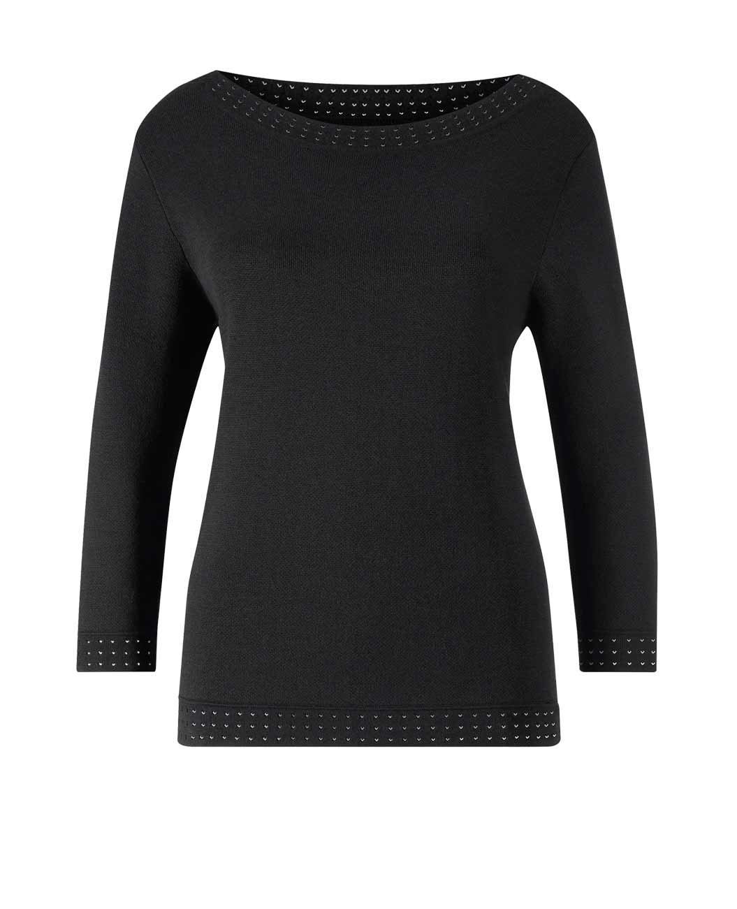 Heine Damen Pullover Feinstrick Oberteil Strickpulli schwarz Pulli Frühling Heine Damen Pullover Feinstrick Oberteil Strickpulli schwarz Pulli Frühling