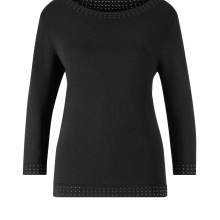 Heine Damen Pullover Feinstrick Oberteil Strickpulli schwarz Pulli Frühling Heine Damen Pullover Feinstrick Oberteil Strickpulli schwarz Pulli Frühling