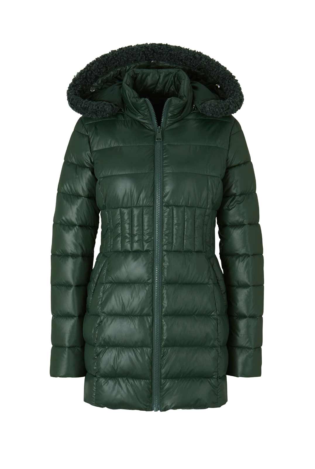 Steppjacke mit Kapuze, moosgrün Steppjacke mit Kapuze, moosgrün