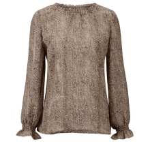 Création L Damen Bluse Tunika modern beige-schwarz bedruckt 778.279 Création L Damen Bluse Tunika modern beige-schwarz bedruckt 778.279