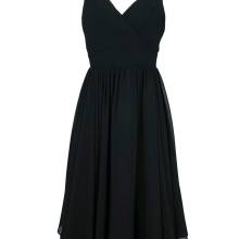 Abendkleid Cocktailkleid schwarz 42 Chiffon Kleid elegant ärmellos Ashley Brooke Abendkleid Cocktailkleid schwarz 42 Chiffon Kleid elegant ärmellos Ashley Brooke