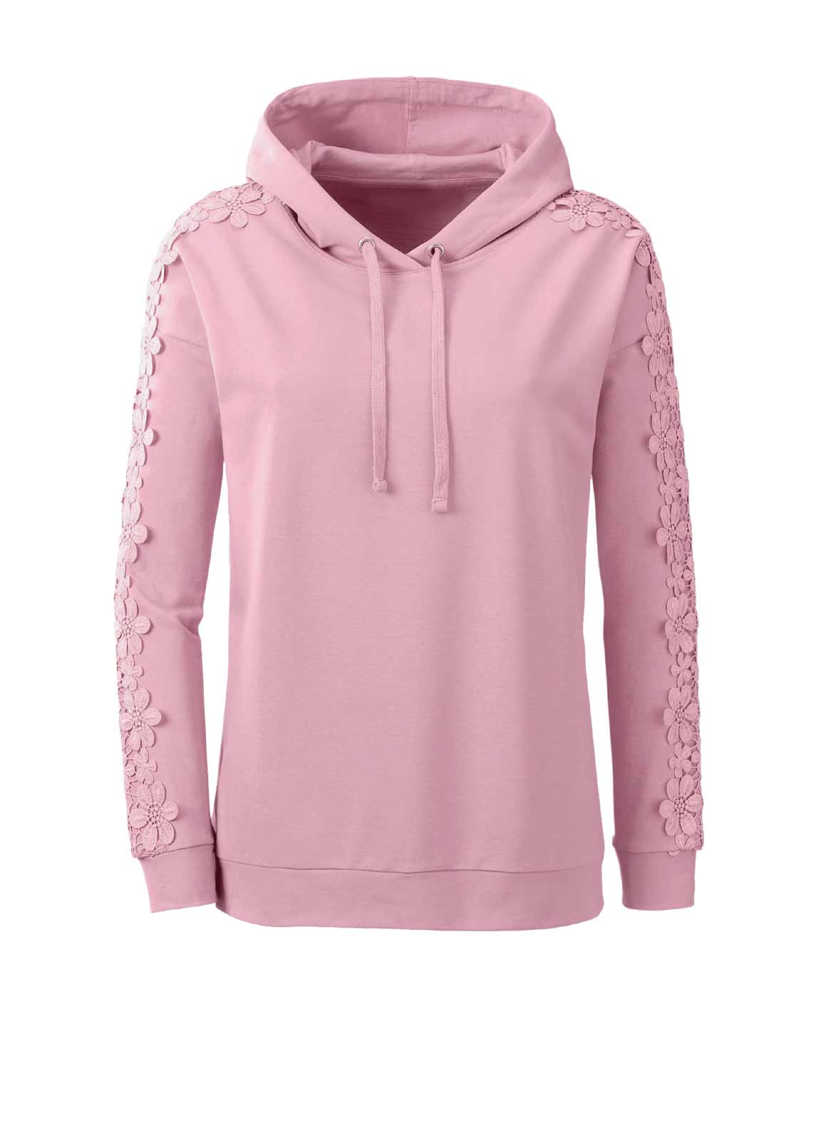 Damen Sweatshirt Pullover Kapuzenpulli Baumwolle , hortensie Damen Sweatshirt Pullover Kapuzenpulli Baumwolle , hortensie