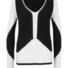 Ashley Brooke Damen Pullover Pulli Frühling schwarz-weiß 786.872 Ashley Brooke Damen Pullover Pulli Frühling schwarz-weiß 786.872