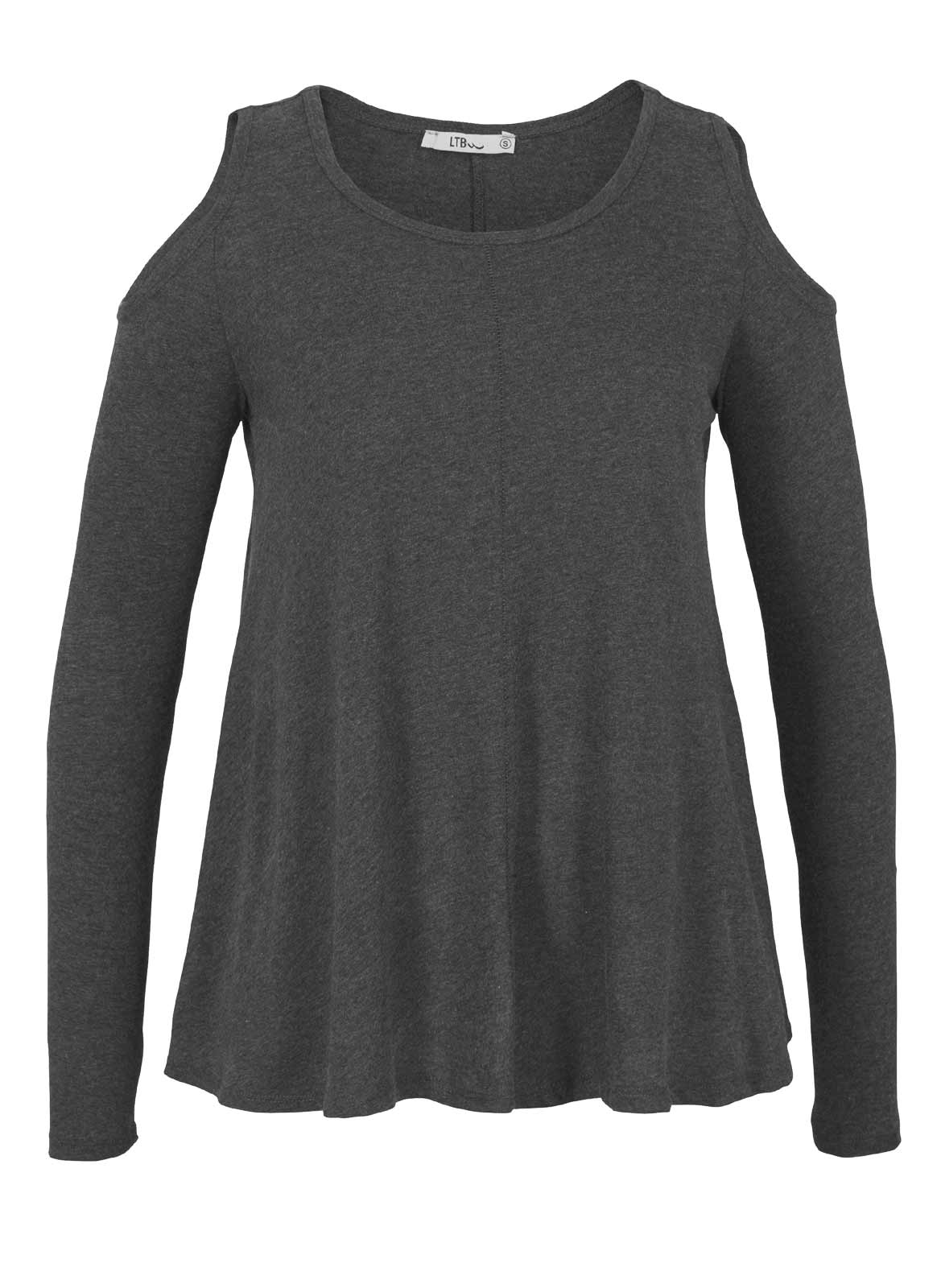 LTB Damen-Shirt Grau-Melange LTB Damen-Shirt Grau-Melange