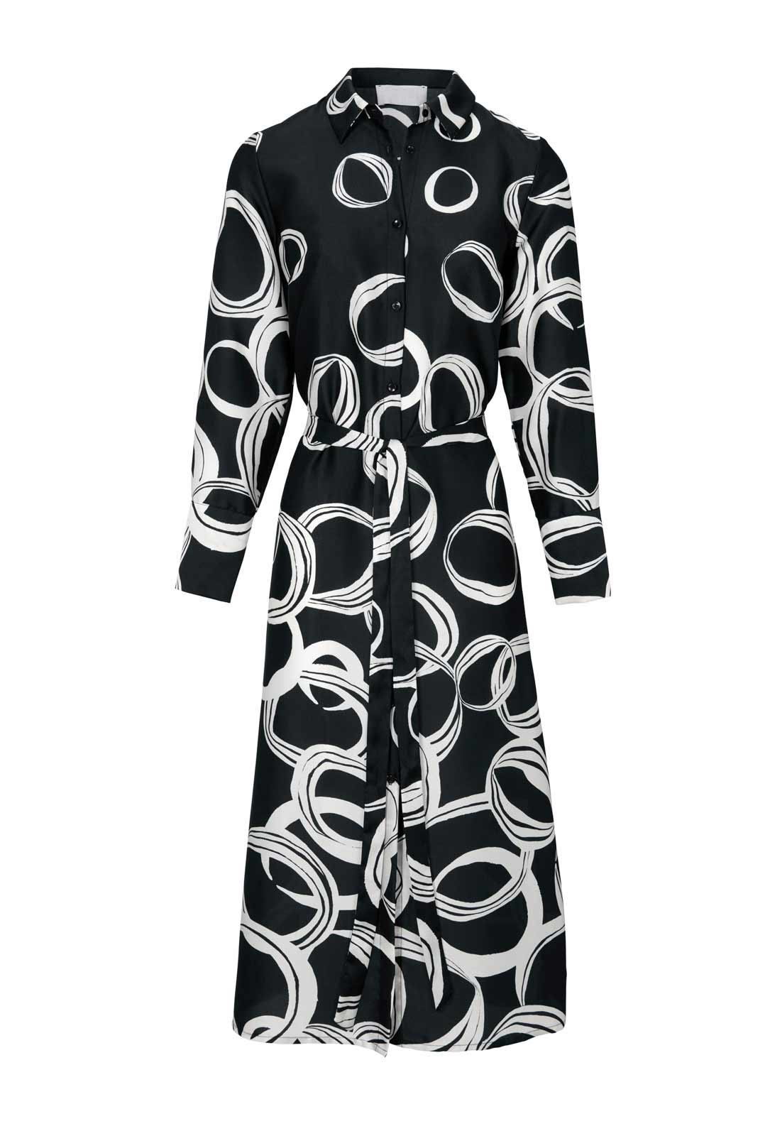 Maxikleid Damen Kleid Lang von Heine schwarz weiß Maxikleid Damen Kleid Lang von Heine schwarz weiß