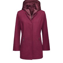 2-in-1-Wolljacke mit Westen-Einsatz, bordeaux 2-in-1-Wolljacke mit Westen-Einsatz, bordeaux