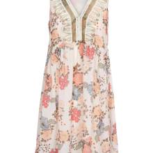 Damen Kleid Freizeit 40 Minikleid bunt ärmellos Damen Kleid  Heine, ecru bunt Damen Kleid Freizeit 40 Minikleid bunt ärmellos Damen Kleid  Heine, ecru bunt