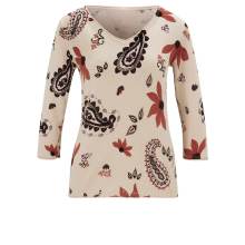 Damen Pullover mit Blütendruck Damen Pullover mit Blütendruck