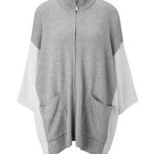Damen Strickjacke von Rick Cardona grau-melange Damen Strickjacke von Rick Cardona grau-melange