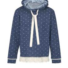 Damen Sweatshirt von Heine jeansblau-ecru Damen Sweatshirt von Heine jeansblau-ecru