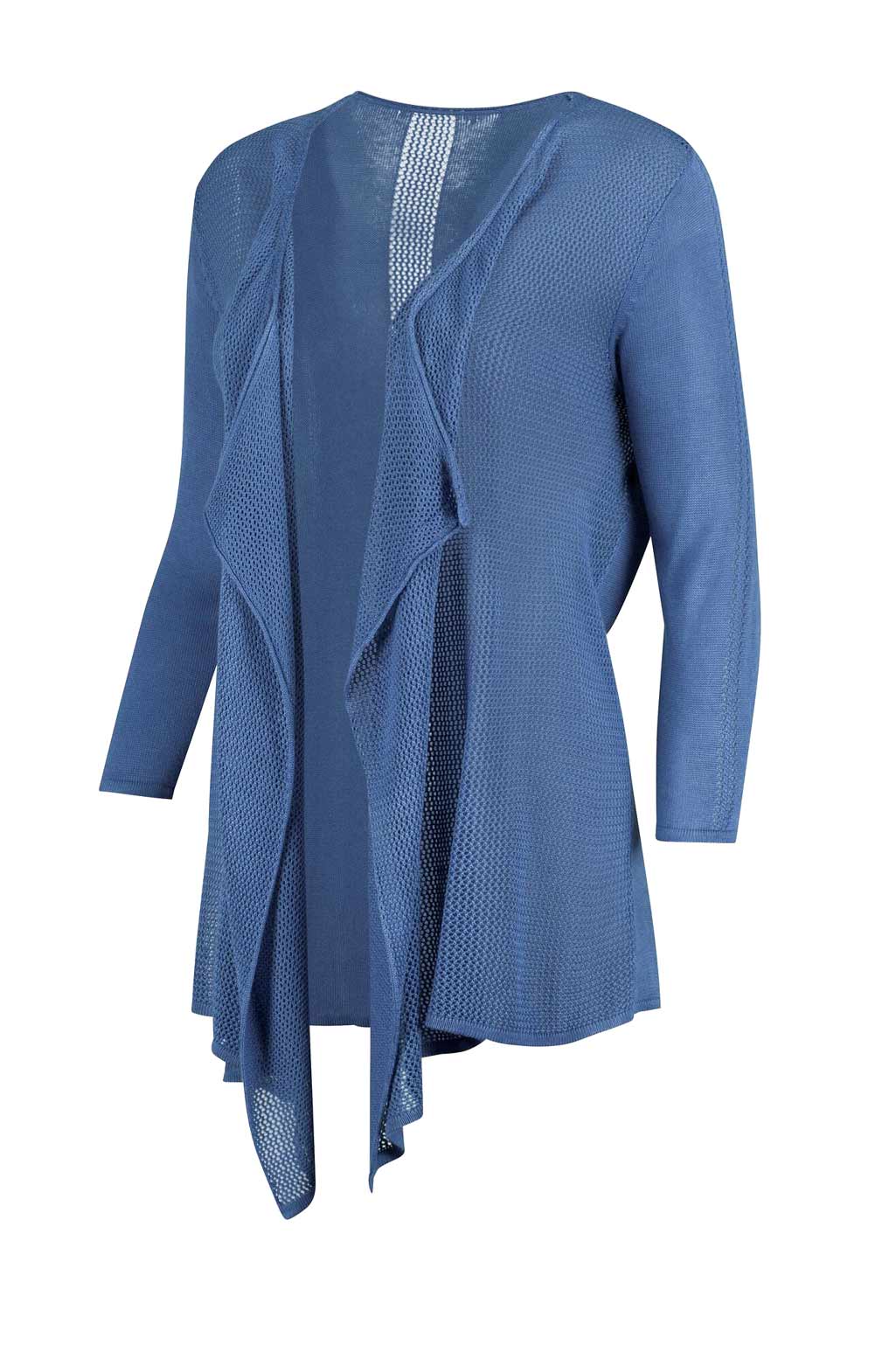 Damen Strickjacke von Création L blau Damen Strickjacke von Création L blau