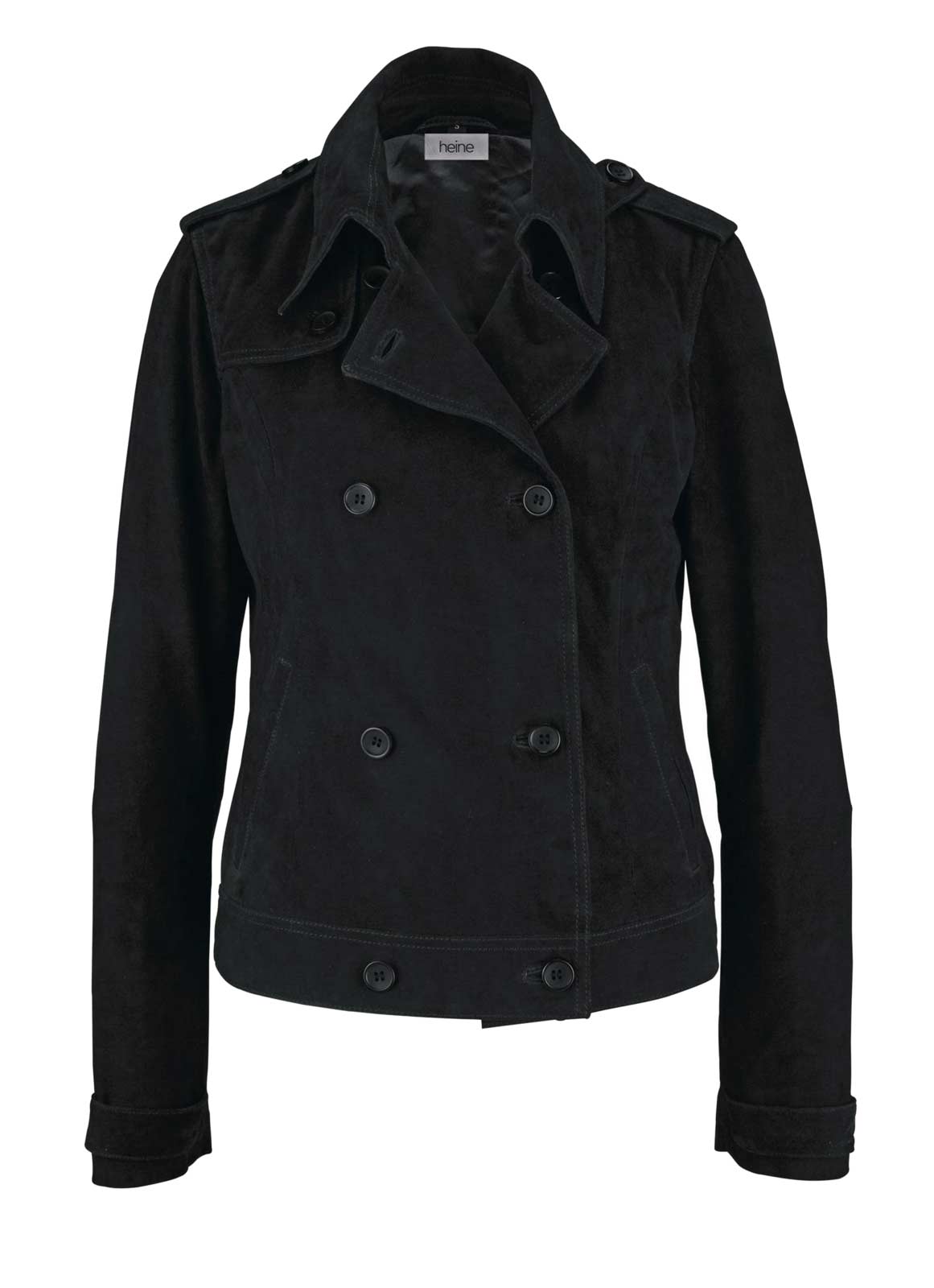 Damen Jacke Lederjacke echtes Leder schwarz 40  Bikerjacke Veloursleder Damen Jacke Lederjacke echtes Leder schwarz 40  Bikerjacke Veloursleder