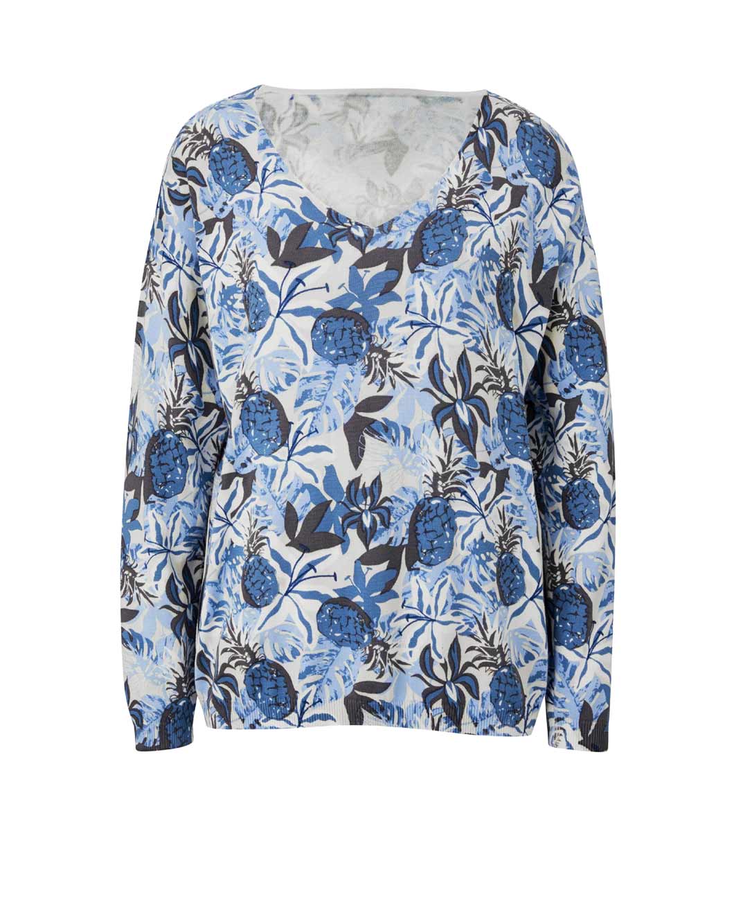 Damen Pullover Strickpullover  Pulli Langarm Freizeit  blau-champagner Damen Pullover Strickpullover  Pulli Langarm Freizeit  blau-champagner