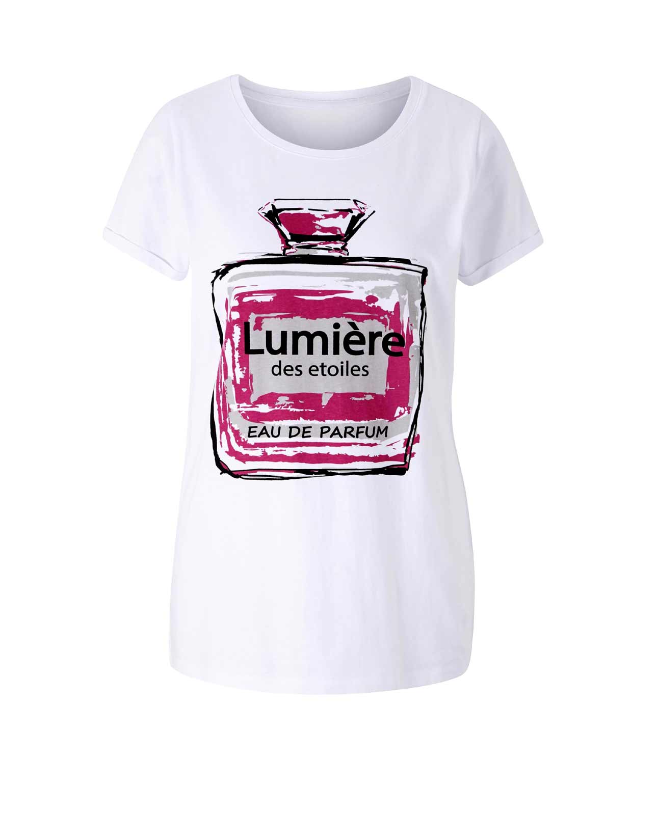 Damen Shirt Oberteil Frühling Freizeit weiß mit ausgefallenem Print Damen Shirt Oberteil Frühling Freizeit weiß mit ausgefallenem Print