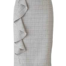 Damen Rock kurz Bleistiftrock Business grau rose Knielang Minirock Damen Rock kurz Bleistiftrock Business grau rose Knielang Minirock