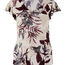 Damen Shirt Bluse Blusenshirt halbarm Frühling bunt von MIMOSKA für Création L Damen Shirt Bluse Blusenshirt halbarm Frühling bunt von MIMOSKA für Création L