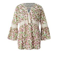 Damen Bluse Tunika Sommer Frühling süsses Oberteil Linea Tesini Damen Bluse Tunika Sommer Frühling süsses Oberteil Linea Tesini