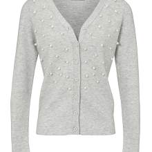 Damen Strickjacke von Ashley Brooke grau-melange Damen Strickjacke von Ashley Brooke grau-melange