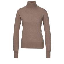 Feinstrickpullover mit Kaschmir, camel-meliert Feinstrickpullover mit Kaschmir, camel-meliert