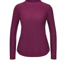 Damen Pullover, bordeaux-meliert Damen Pullover, bordeaux-meliert