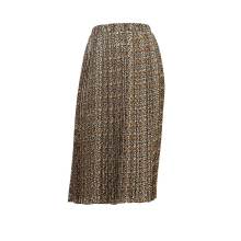 Damen Plisseerock, dunkeltaupe-ocker Damen Plisseerock, dunkeltaupe-ocker