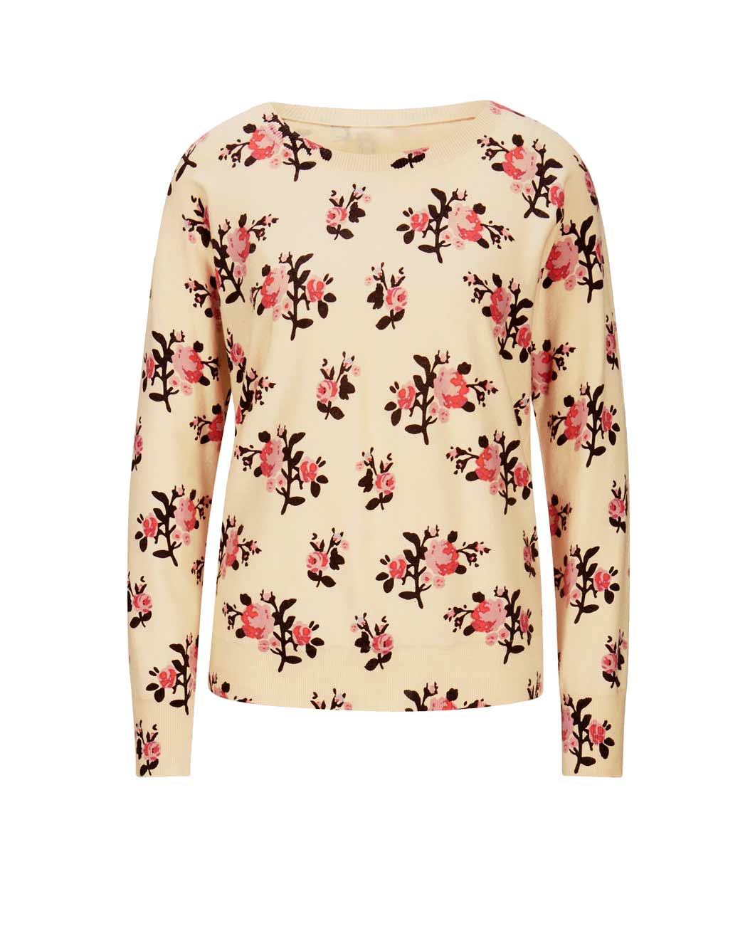 Damen Shirt Oberteil Frühling Freizeit Elfenbein mit Rippenbündchen Damen Shirt Oberteil Frühling Freizeit Elfenbein mit Rippenbündchen