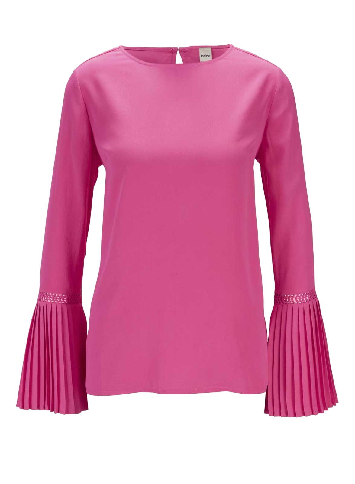 HEINE Damen Bluse mit Volants Himbeere HEINE Damen Bluse mit Volants Himbeere