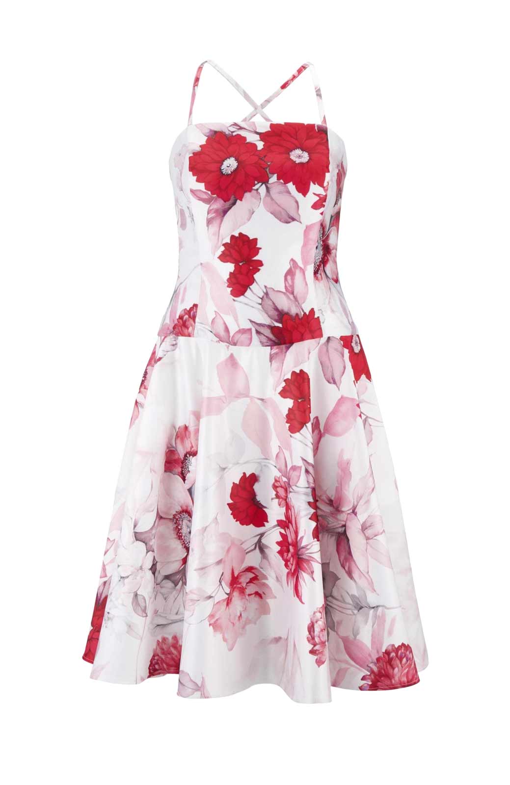 Damenkleid mit Corsage Corsagenkleid ärmellos kurz Blumenmuster Damenkleid mit Corsage Corsagenkleid ärmellos kurz Blumenmuster