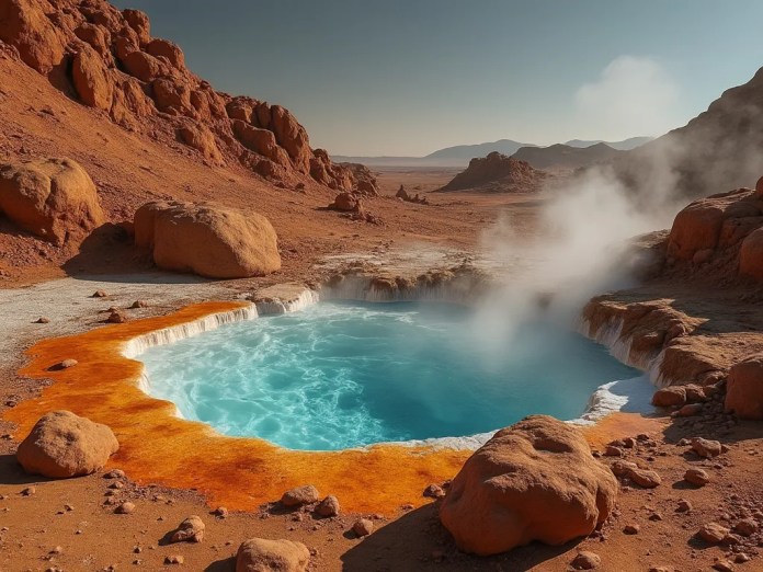 Ancient thermal spring on Mars? NASA’s Curiosity Rover finds mystical Sulphur rocks while catching a 360-Degree sight of the Red Planet Ancient thermal spring on Mars? NASA’s Curiosity Rover finds mystical Sulphur rocks while catching a 360-Degree sight of the Red Planet