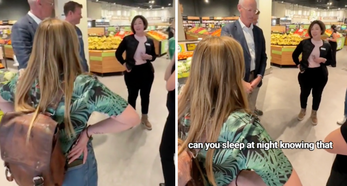 New Woolworths chief executive officer faced by customer over supposed cost gouging: ''Can you rest in the evening? ' New Woolworths chief executive officer faced by customer over supposed cost gouging: ''Can you rest in the evening? '