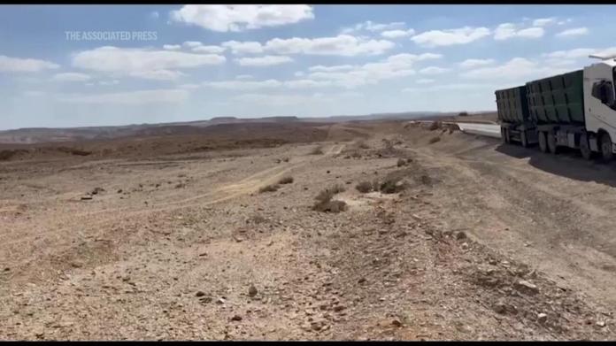 Fragments of Iranian rocket located in southerly Israeli desert Fragments of Iranian rocket located in southerly Israeli desert