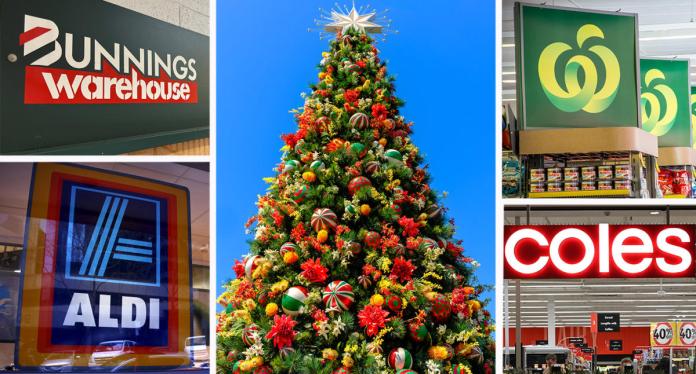 Christmas and NYE opening hours: Woolworths, Coles, Aldi, Kmart, Bunnings, Dan Murphy'' s and even more Christmas and NYE opening hours: Woolworths, Coles, Aldi, Kmart, Bunnings, Dan Murphy'' s and even more